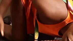 African Teen Slut Takes BBC in Standing Doggy?