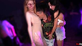 Why don't we fuck this sexiest bitch hard at the college orgy party until creampie?