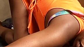 African Teen Slut Takes BBC in Standing Doggy?