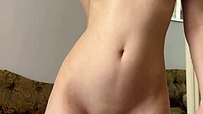 Do you like my shaved pussy. Teen Maiskii masturbates with dildo and fingering to orgasm.