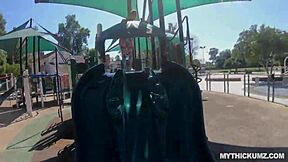 Oh yeah, watch this juicy white booty bouncing hard on that monster white cock during amateur fucking.