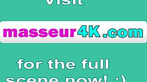 Watch This Brunette Teen Ariana Suck And Blow Masseur's Massive Long Cock!