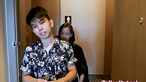 I met this skinny Pinay and took her to the hotel for hardcore fucking with my big cock until cumshot.