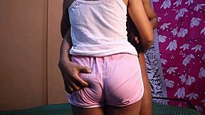 Big tit step sister fucks step brother in bedroom while families are out! 😏🍑💦