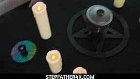 Beautiful pierced stepdaughter Valerica Steele falls for her stepdaddy's cock in taboo pov fantasy fucking. Uncle watches the old and young action.