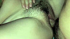 My stepdaughter's natural bush gets explored in a passionate close-up session during her first time.