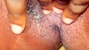oh wow, check out this wet pussy masturbation with big lips and tight ebony solo action outdoors.
