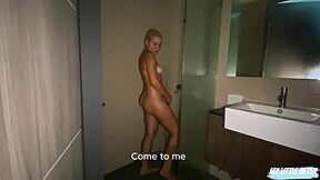 Stepdaddy, are you watching me? Join in and I'll let you fuck my blonde ass doggystyle hard.