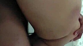 My stepsister asks for creampie in the shower, uh, with her big ass and natural tits.