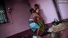 pati ke chhote bhai impresses and fucks his new bhabhi when brother is away