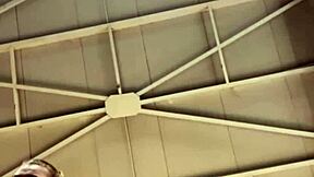 Teen gets intense workout with hard fucking in the gym.