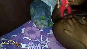 Chudai action with big black cock and ebony teen in homemade setup