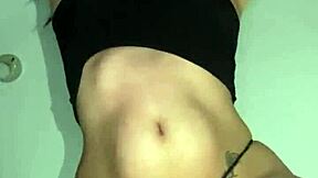 The kitchen heats up as this Colombian couple with shaved pussy goes at it doggystyle. Their roommate friends join for a wild homemade swinger creampie session.