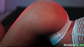 why does savanah storm with huge tits and ass get oiled up for intense fucking