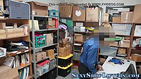 Why Does This Petite Teen Thief Get Her Pussy Plowed?