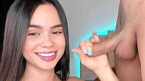 Latina slut with big ass gets assfucked in missionary! Cumshot covers her cute face after tight wet pussy action.