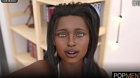 Why does this hot black girl choose to spend her party night riding a young boy's big cock?