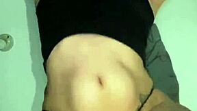 The kitchen heats up as this Colombian couple with shaved pussy goes at it doggystyle. Their roommate friends join for a wild homemade swinger creampie session.