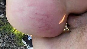 Intense Spanking and Fisting for Submissive Wife at Public Subway Station