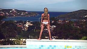 amateur beach anal sex for teen mademoiselle justine