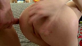 an 18 year old teen experiences her tight asshole getting gaped wide by her older professor during homemade anal