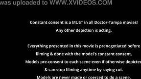 become doctor tampa giving freshman angel oaks mandatory hitachi orgasm in hospital with shaved pussy spreading toys vibrator gaping backstage