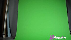 barefoot teen brittanys bod shows off her big ass and tits in private backstage undressing.