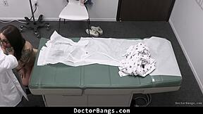 shy teen visits doctor who discovers her secret experiences with big cock in doggystyle