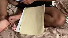 Calzon de gatito turns into intense dorm moaning with tight pussy sex in missionary lingerie action