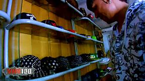 amazing perfect asian pornstar sharon lee, want hard fucking in a shop full video?