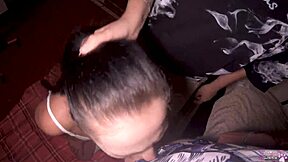 Horny Couple Choked and Face Fucked Me with Huge Cock Until Facial Cumshot Covered My Face