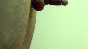 hey check this amazing orgasm from my homemade solo toy play in cage dancing 😍🔥