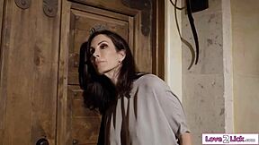 Weird Stepdaughter Joins Lesbian Threesome with Milf Stepmom for Pussy Licking and Face Sitting