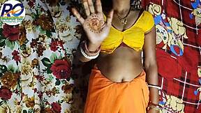 Desi Village Bhabhi Stripped Naked In Saree And Blouse For Mare Style Ass Fucking With Hindi Audio Anal Action