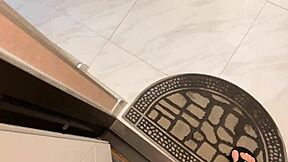 i fucked mom's petite russian friend in missionary and doggystyle to keep my secret safe with moans