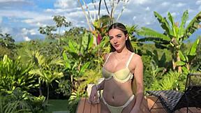 Why Is Pool Day Turning Into Public Sex With Perfect Body Model Abbylove?