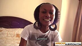 Does Sexy Black Teen 18+ Swallow Big White Cock for Rough Petite Sex?