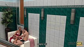 hunt4k sesso nella piscina privata con blowjob e fingering