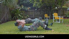 Usinggirls -freeuse teens become anytime sex for sergeant during basic training - Dani Blu Callie Black