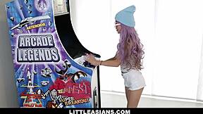 i can't believe this tiny asian gamer teen vina sky handled that massive interracial cock so well