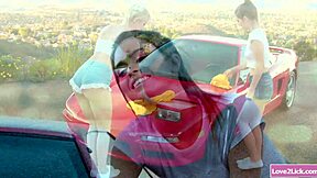 Teen babe asslicking her hot bff with rimjob and masturbation!