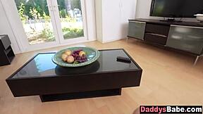 Grounded Stepdaughter Faces No Option but to Suck and Fuck Stepdad in Taboo Encounter