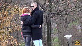 hunt4k charming man uses money to tempt pretty girl into cheating