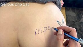 Big Ass Teen Gets Bent Over for Doggystyle Anal Creampie with Shaved Tight Pussy and Cumshot on Hairless Ass in Homemade Reality Video