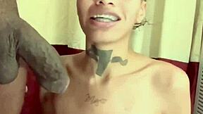 Sexy slim teen latina slut jada slim piss play sucks bbc in mouth