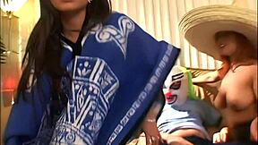 Cocoa Shanelle dives into her first interracial encounter with a skinny white dude, getting dirty in anal action.