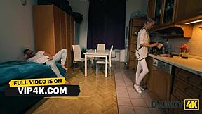 he couldnt wait to put his dick inside this pussy of his sons girlfriend with pigtails