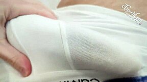 Intense French Guy Dominates Petite Submissive 18+ Whore with Huge Cock, Dirty Talk, Creampie, and Humiliation