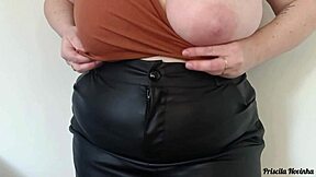 Horny Young 18+ Girl Masturbating with Vibrator in Pussy Before Heading Out to Shop