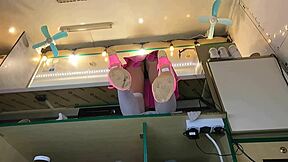 oh wow, check out this super cute stepdaughter's upskirt on hidden cam at work